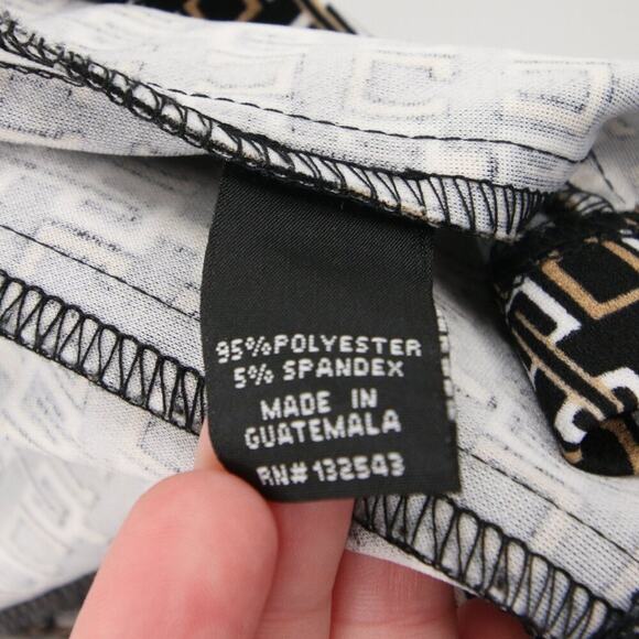 Wearever Blazer Aztec Print Jacket Open Front 3/4 Sleeve Luxury Pattern Black L - Picture 8 of 9